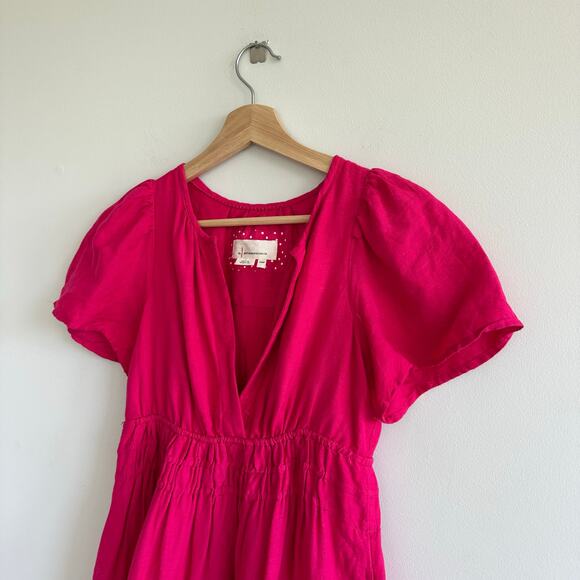Anthropologie Somerset Mini Dress Pink XXSP - Picture 4 of 10